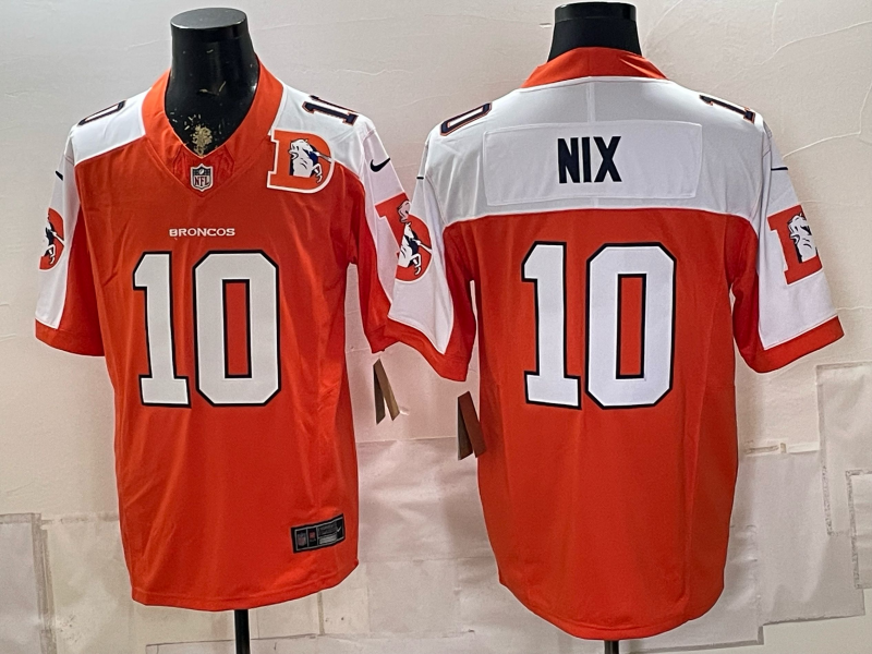 Men 2026 Denver Broncos #10 Nix orange Nike Limited NFL Jersey 0903004